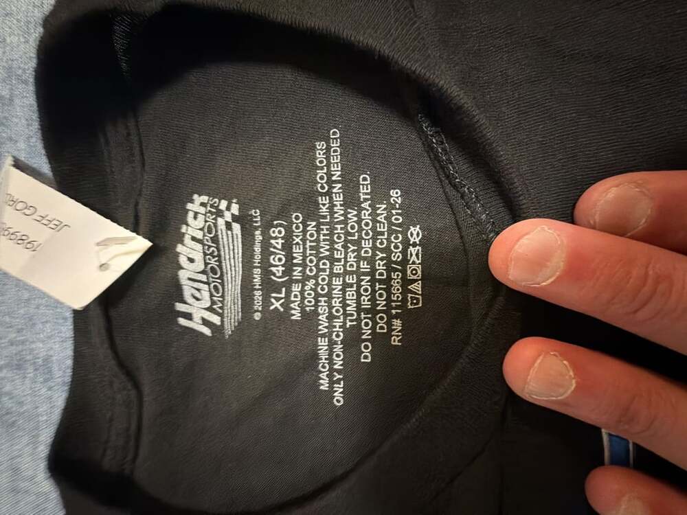 Hendrick Motorsports Jeff Gordon 24 Black Graphic T-Shirt XL